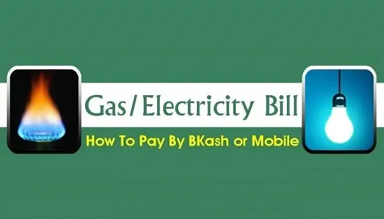 Pay Gas Bill Bill By Bkash
