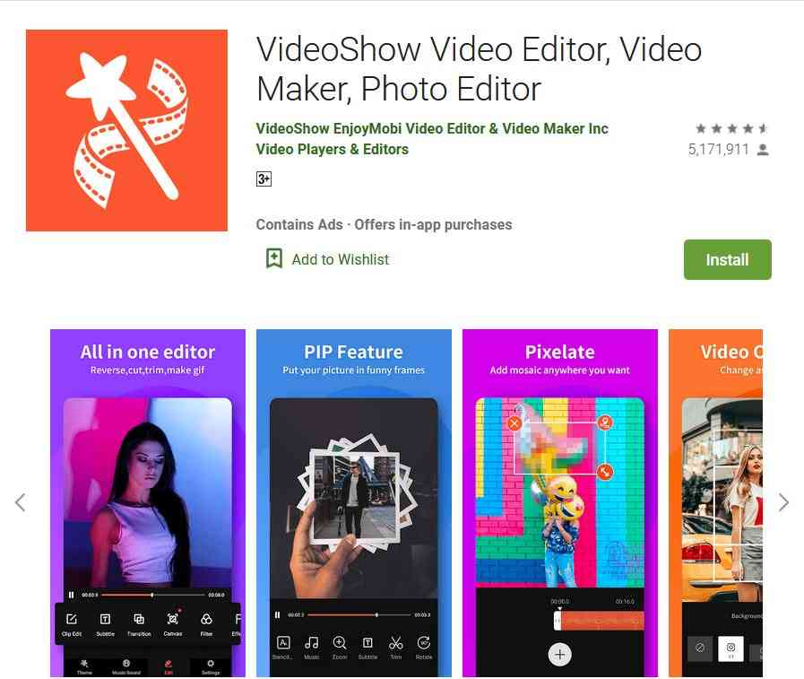 The best editing video app for Android
