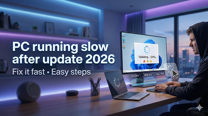 Pc running slow after update 2026