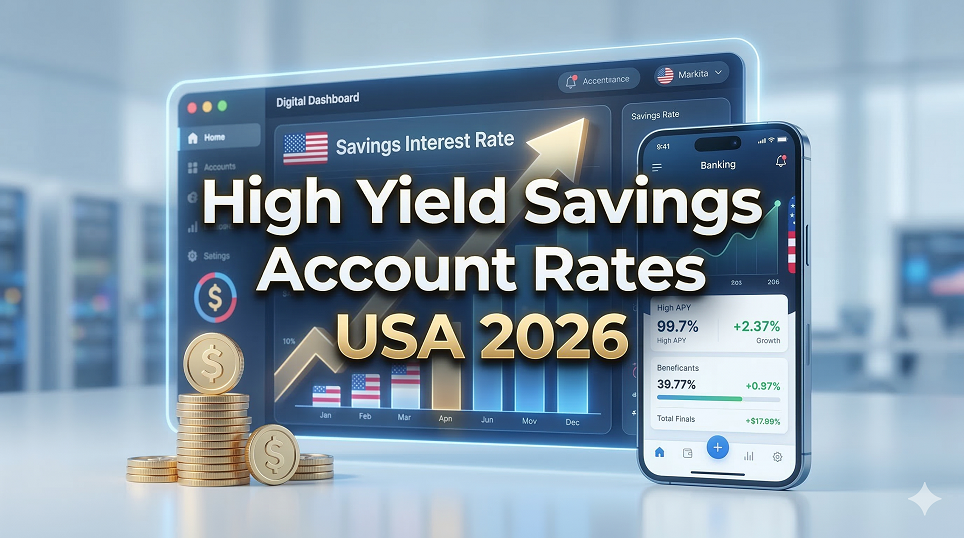 High yield savings account rates USA 2026