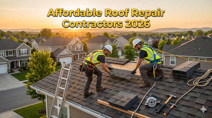 Affordable roof repair contractors 2026 1