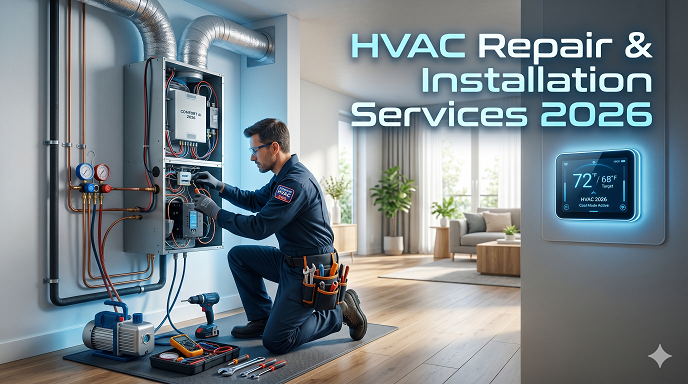 HVAC repair and installation services 2026