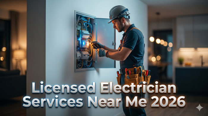 Licensed electrician services near me 2026
