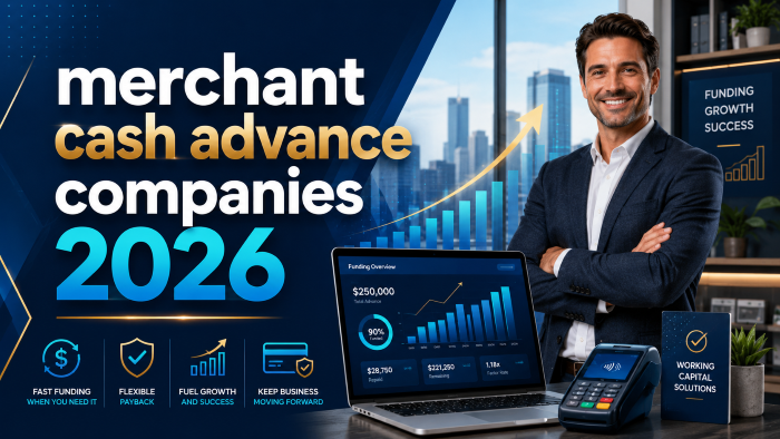 Merchant cash advance companies 2026