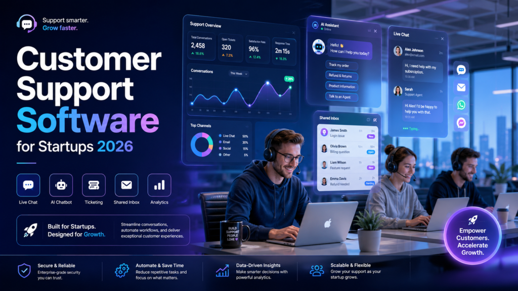 customer support software for startups 2026