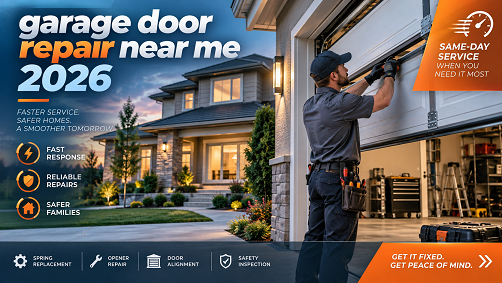 garage door repair near me 2026
